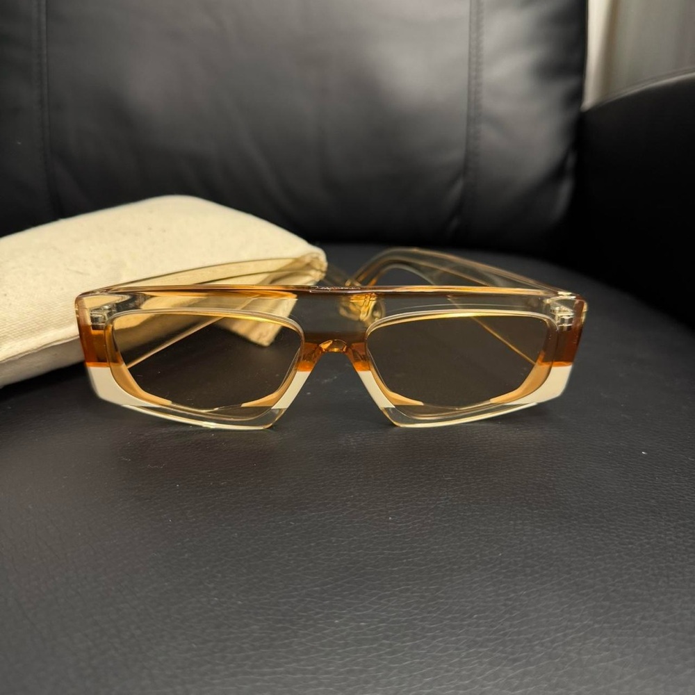 Jacquemus Brown and Tan Sunglasses